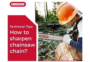 Sharpening a Chainsaw Chain